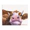Stupell Industries Cute Cow Close Up Canvas, design by George Dyachenko